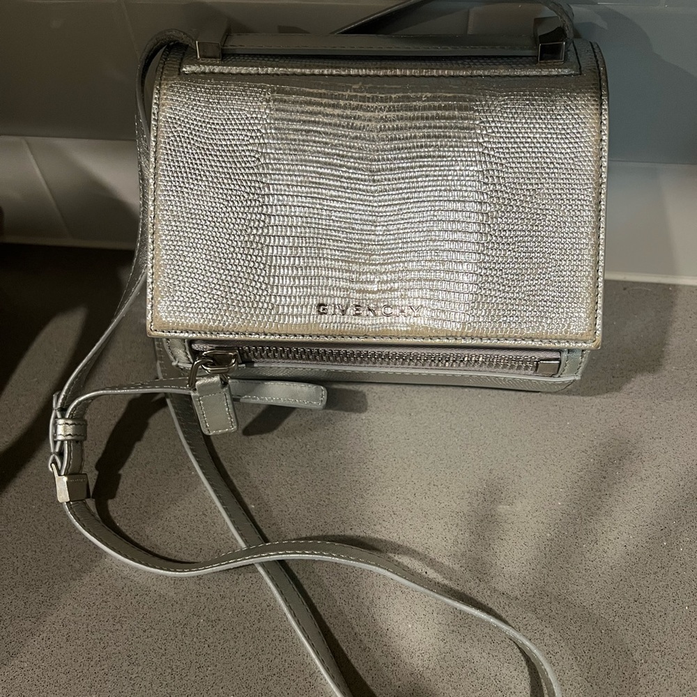 Givenchy Silver Pandora Box Bag